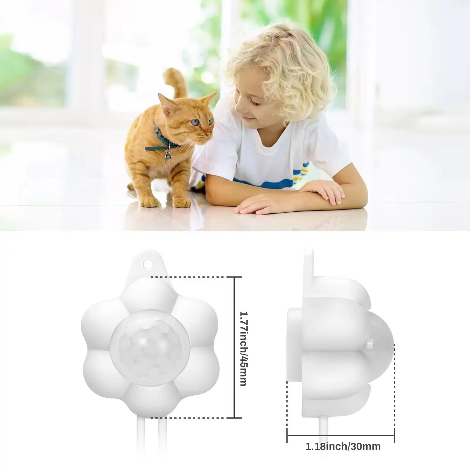 Automatic Home Pet Water Dispenser Motion Sensor Filter Fountain Universal Infrared USB Powered