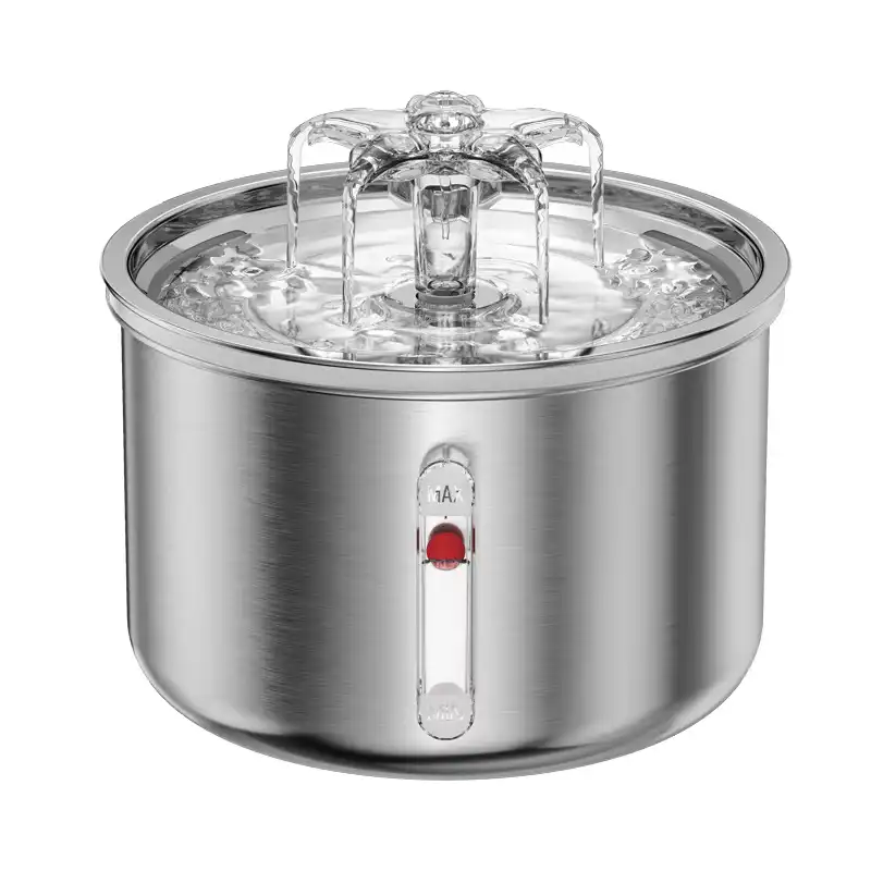 2L Sensor Stainless steel Cat Water Fountain Dog Drink Bowl Automatic Pet Drinking Dispenser Bowls Cats Drinker 5V USB Powered